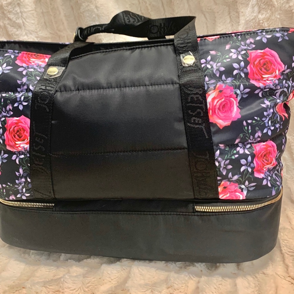 Betsey Johnson Oversized Floral Yoga Tote - Picture 3 of 5